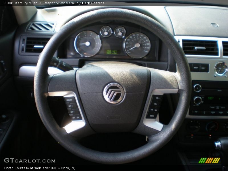 Vapor Silver Metallic / Dark Charcoal 2008 Mercury Milan I4