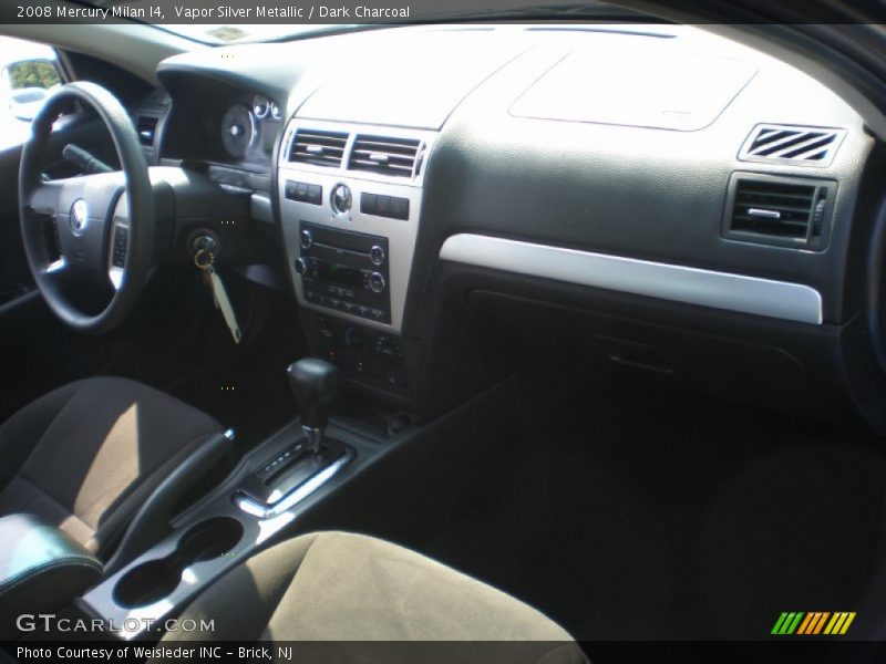 Vapor Silver Metallic / Dark Charcoal 2008 Mercury Milan I4
