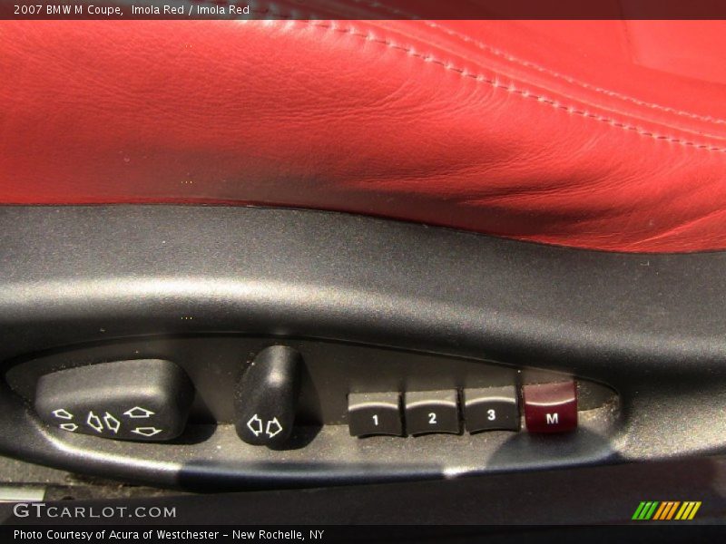 Controls of 2007 M Coupe