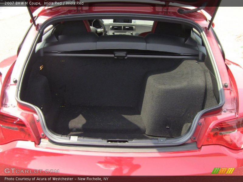  2007 M Coupe Trunk