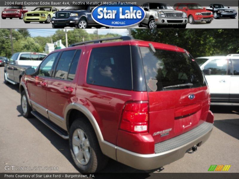 Redfire Metallic / Medium Parchment 2004 Ford Explorer Eddie Bauer 4x4