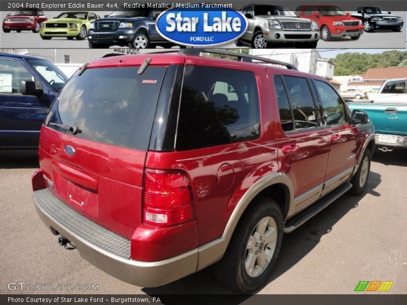 Redfire Metallic / Medium Parchment 2004 Ford Explorer Eddie Bauer 4x4