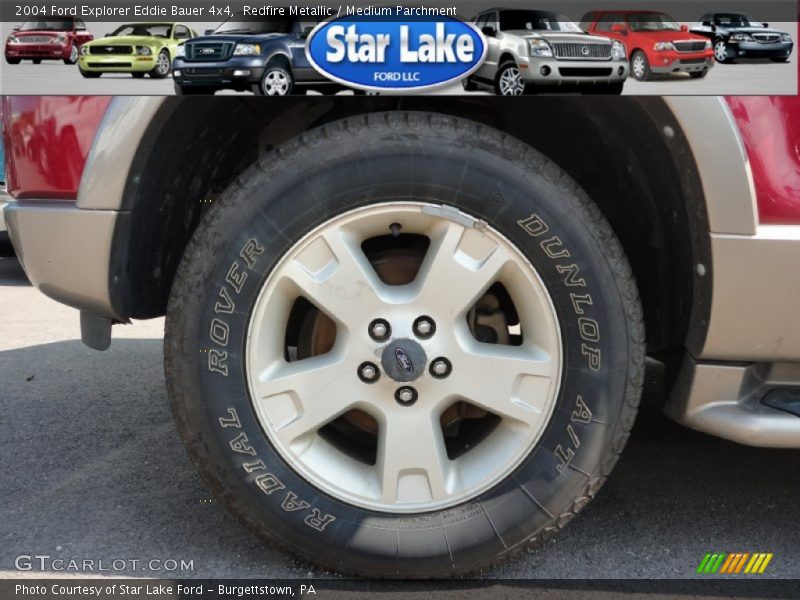 Redfire Metallic / Medium Parchment 2004 Ford Explorer Eddie Bauer 4x4
