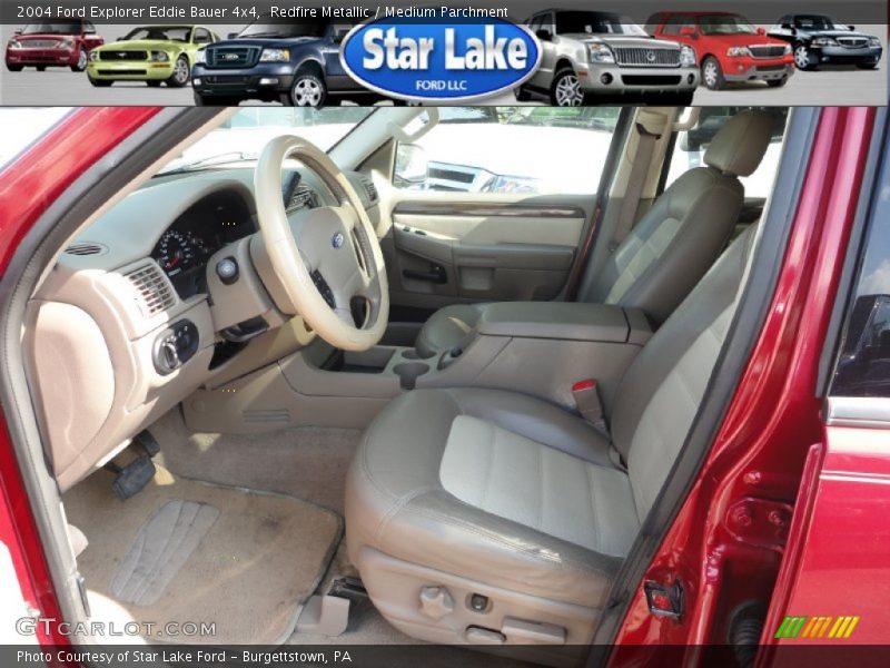Redfire Metallic / Medium Parchment 2004 Ford Explorer Eddie Bauer 4x4