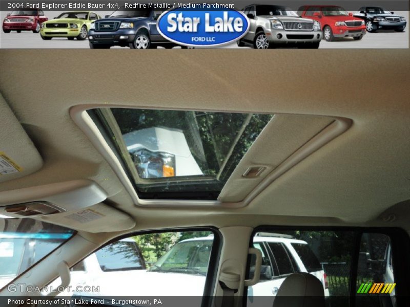 Redfire Metallic / Medium Parchment 2004 Ford Explorer Eddie Bauer 4x4