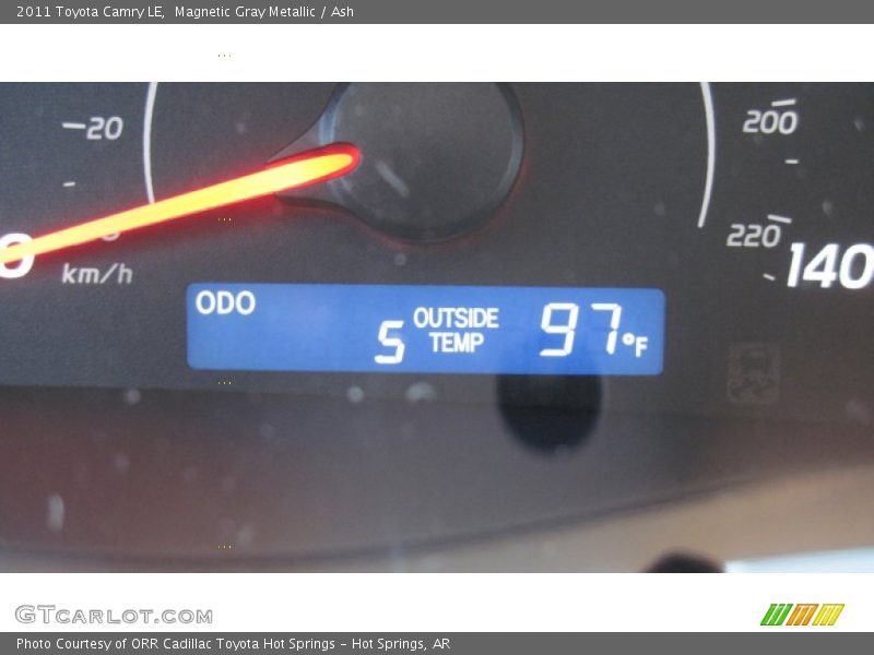 Magnetic Gray Metallic / Ash 2011 Toyota Camry LE