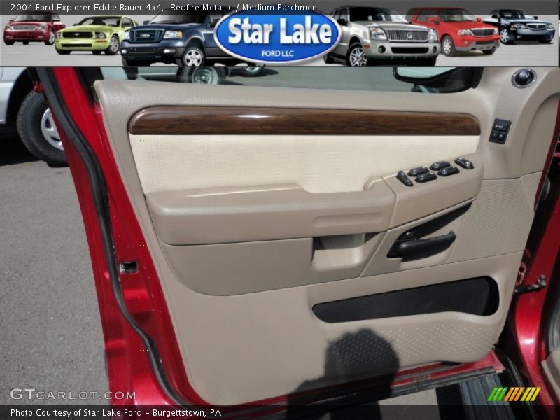 Redfire Metallic / Medium Parchment 2004 Ford Explorer Eddie Bauer 4x4