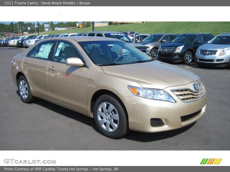 Sandy Beach Metallic / Bisque 2011 Toyota Camry