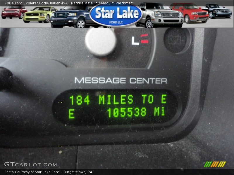 Redfire Metallic / Medium Parchment 2004 Ford Explorer Eddie Bauer 4x4