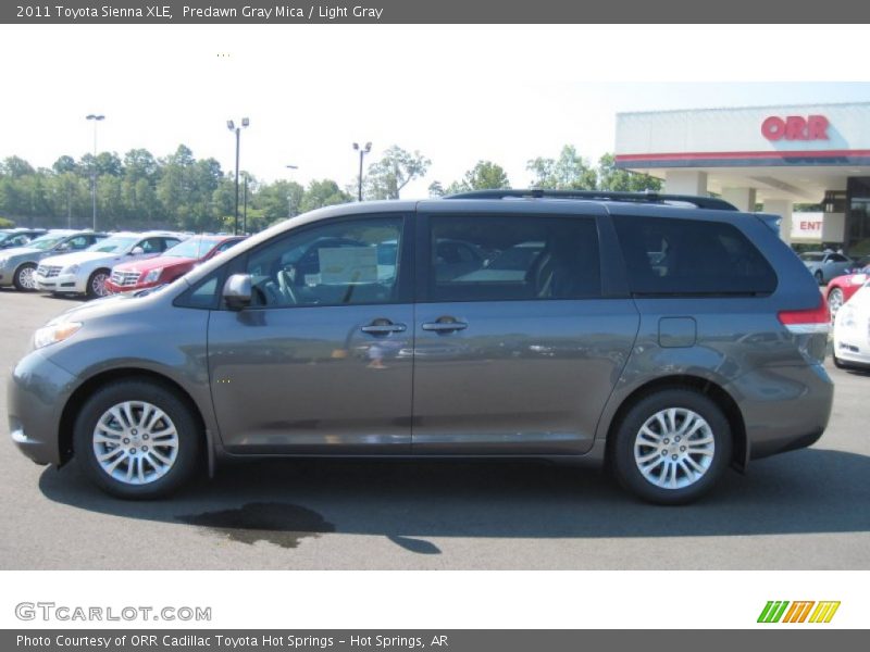 Predawn Gray Mica / Light Gray 2011 Toyota Sienna XLE