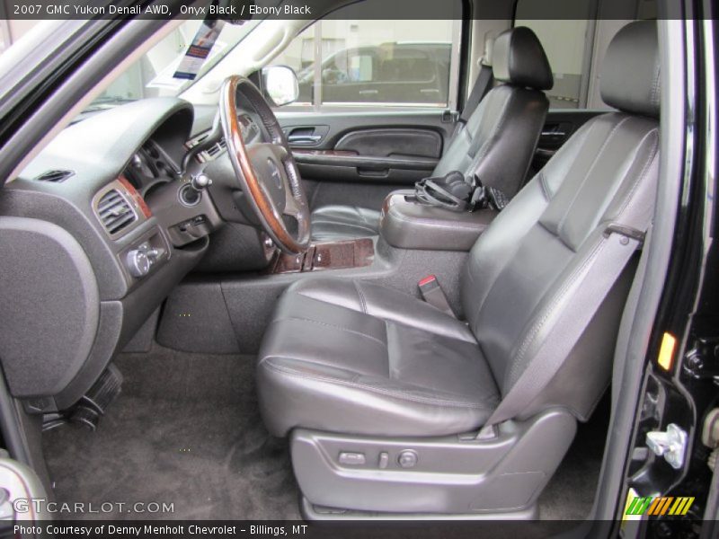 Onyx Black / Ebony Black 2007 GMC Yukon Denali AWD