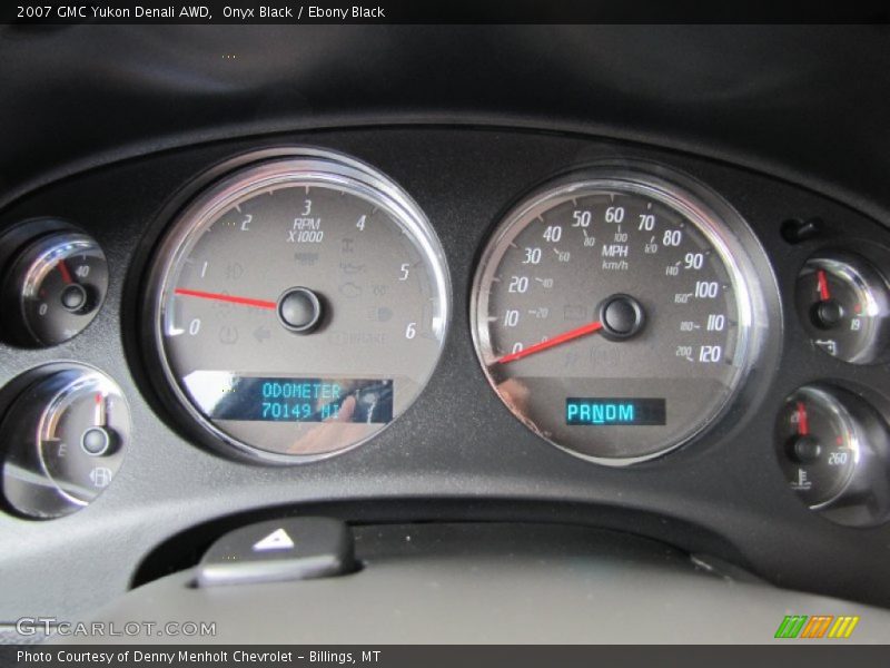Onyx Black / Ebony Black 2007 GMC Yukon Denali AWD