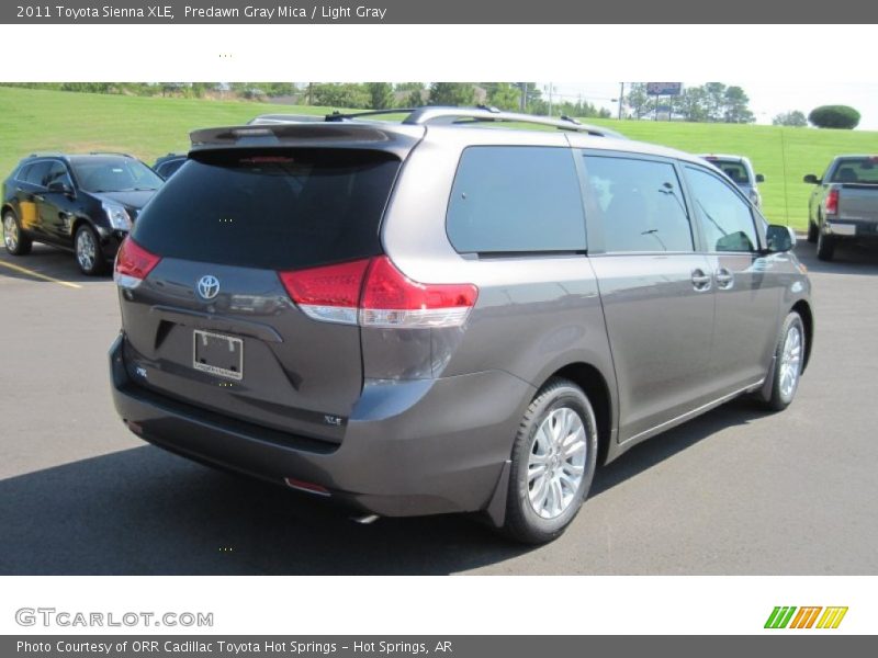 Predawn Gray Mica / Light Gray 2011 Toyota Sienna XLE