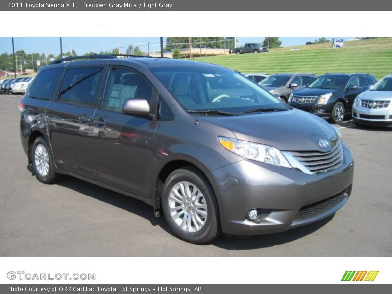 Predawn Gray Mica / Light Gray 2011 Toyota Sienna XLE