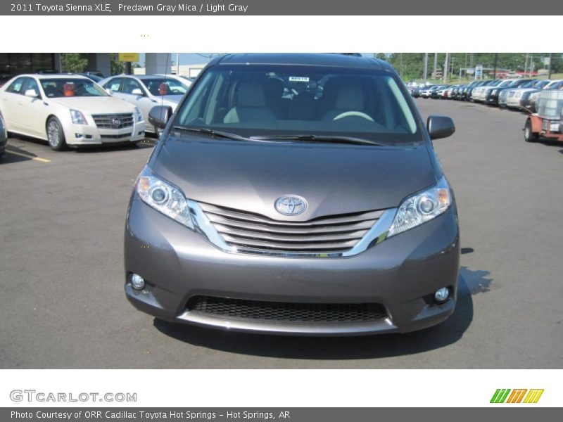 Predawn Gray Mica / Light Gray 2011 Toyota Sienna XLE