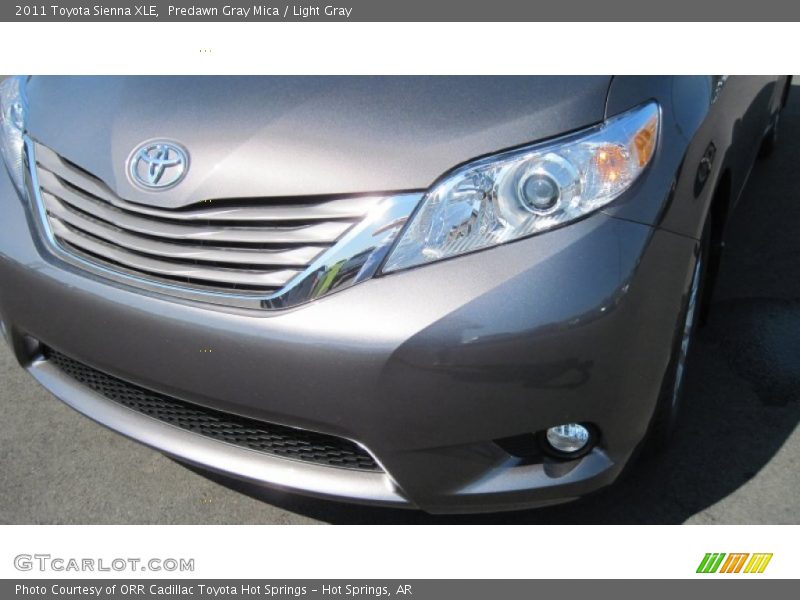 Predawn Gray Mica / Light Gray 2011 Toyota Sienna XLE