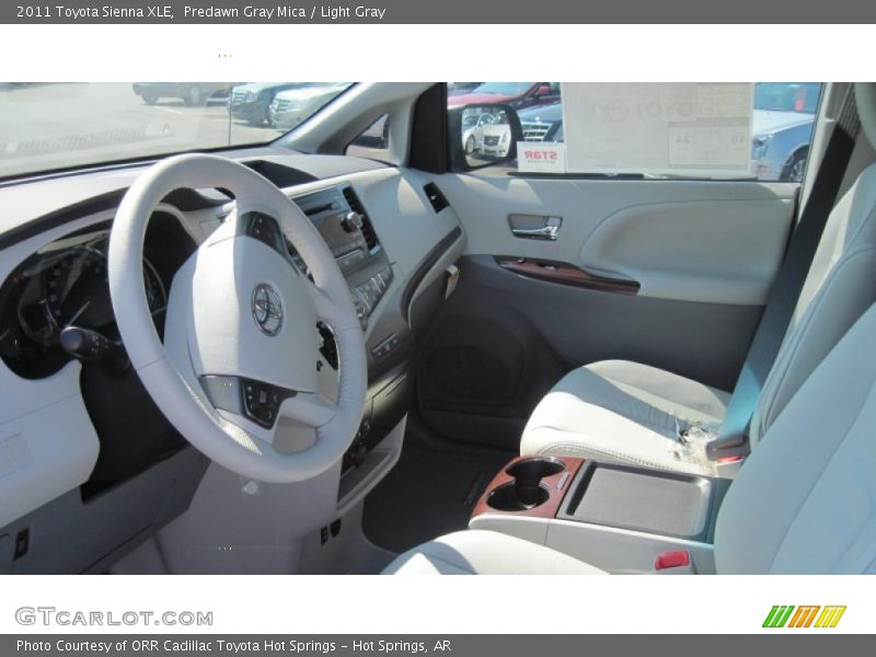 Predawn Gray Mica / Light Gray 2011 Toyota Sienna XLE