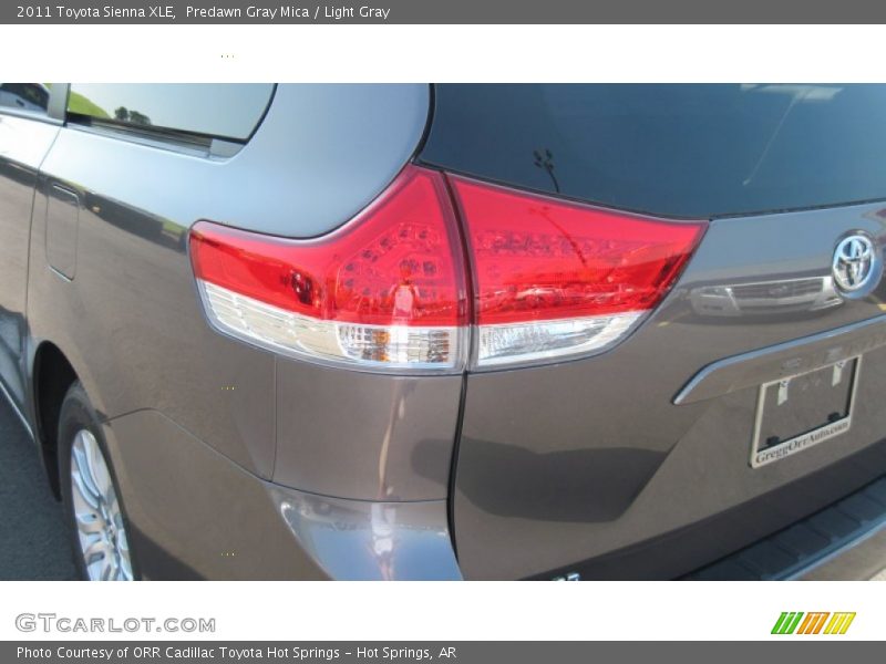Predawn Gray Mica / Light Gray 2011 Toyota Sienna XLE