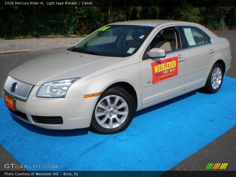 Light Sage Metallic / Camel 2008 Mercury Milan I4