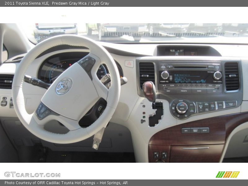 Predawn Gray Mica / Light Gray 2011 Toyota Sienna XLE