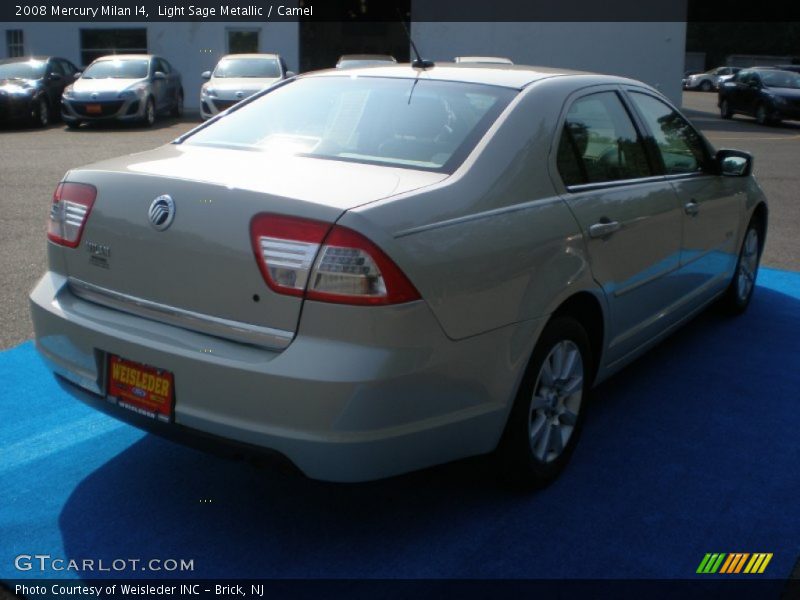 Light Sage Metallic / Camel 2008 Mercury Milan I4