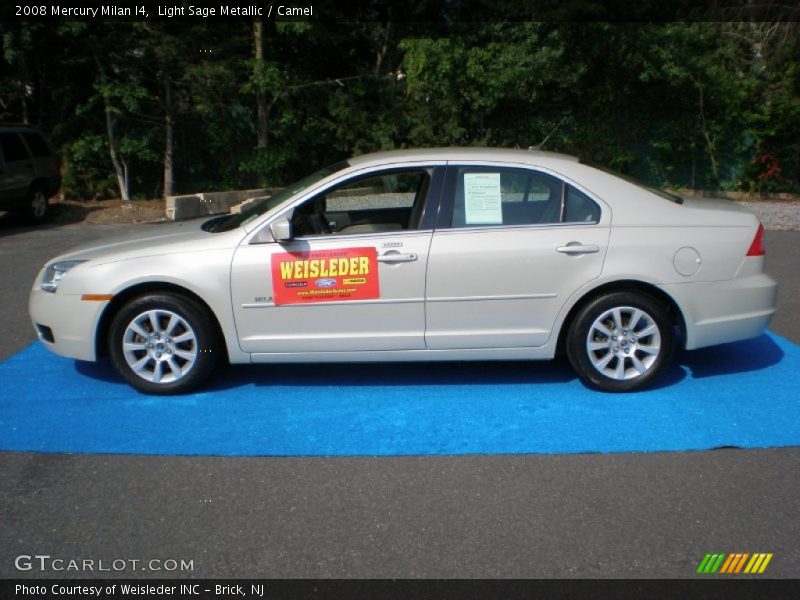 Light Sage Metallic / Camel 2008 Mercury Milan I4