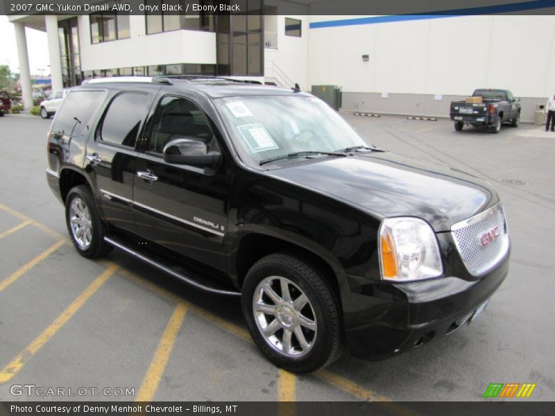 Onyx Black / Ebony Black 2007 GMC Yukon Denali AWD
