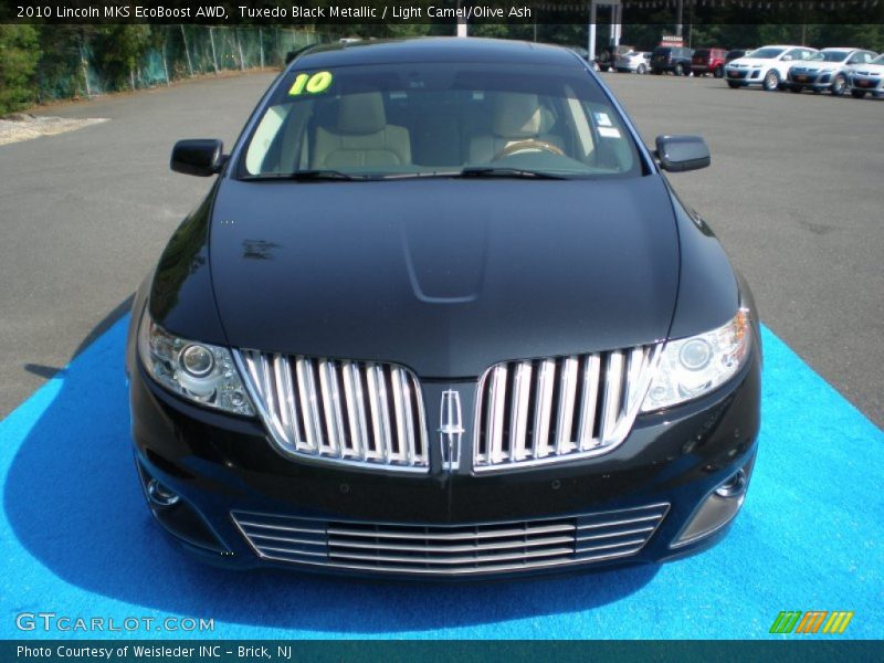 Tuxedo Black Metallic / Light Camel/Olive Ash 2010 Lincoln MKS EcoBoost AWD