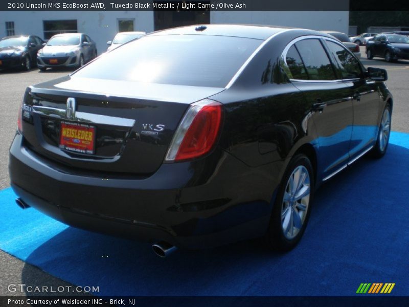 Tuxedo Black Metallic / Light Camel/Olive Ash 2010 Lincoln MKS EcoBoost AWD