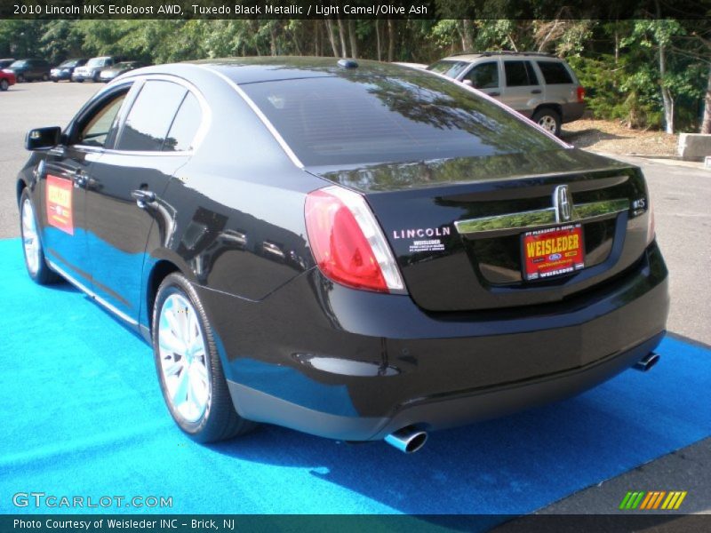 Tuxedo Black Metallic / Light Camel/Olive Ash 2010 Lincoln MKS EcoBoost AWD