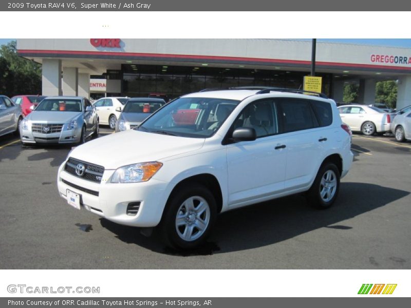 Super White / Ash Gray 2009 Toyota RAV4 V6