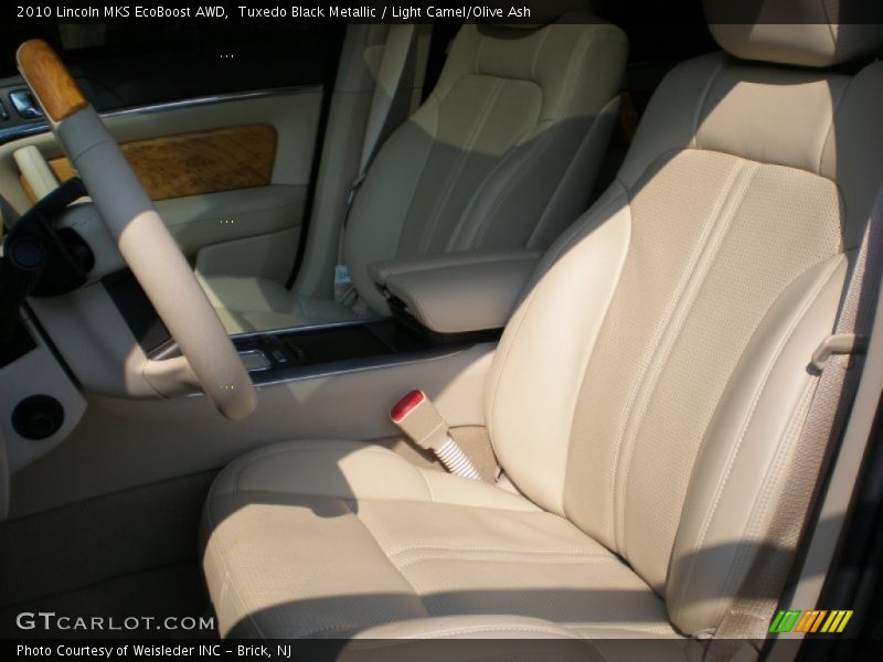 Tuxedo Black Metallic / Light Camel/Olive Ash 2010 Lincoln MKS EcoBoost AWD