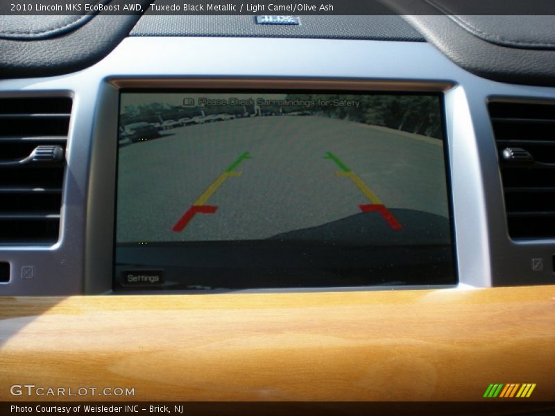 Tuxedo Black Metallic / Light Camel/Olive Ash 2010 Lincoln MKS EcoBoost AWD