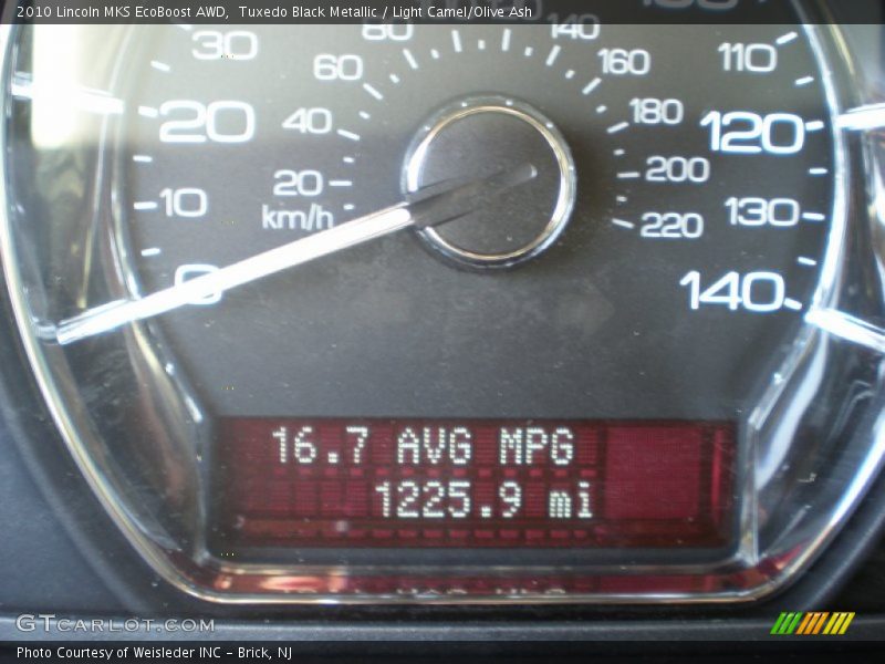Tuxedo Black Metallic / Light Camel/Olive Ash 2010 Lincoln MKS EcoBoost AWD