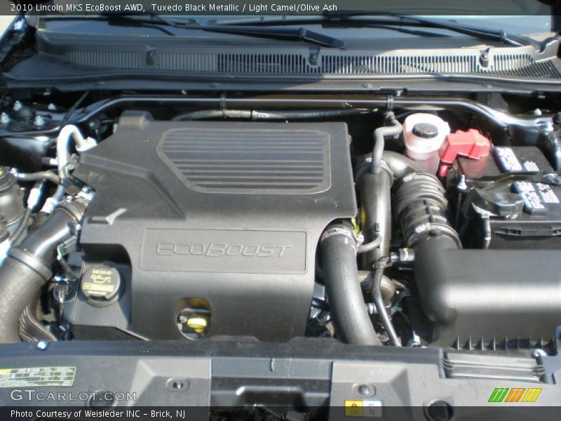 Tuxedo Black Metallic / Light Camel/Olive Ash 2010 Lincoln MKS EcoBoost AWD