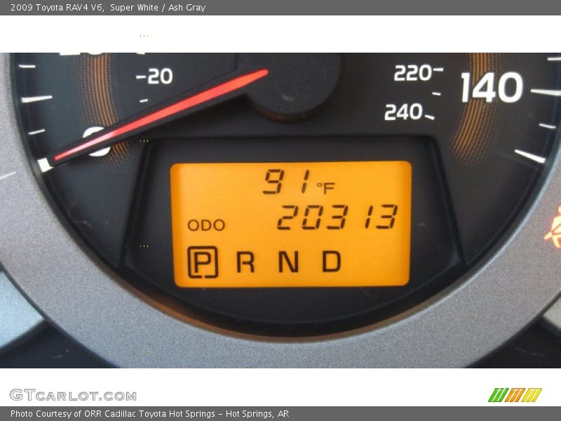 Super White / Ash Gray 2009 Toyota RAV4 V6