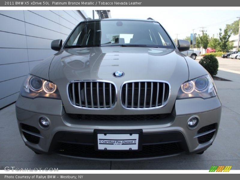 Platinum Bronze Metallic / Tobacco Nevada Leather 2011 BMW X5 xDrive 50i