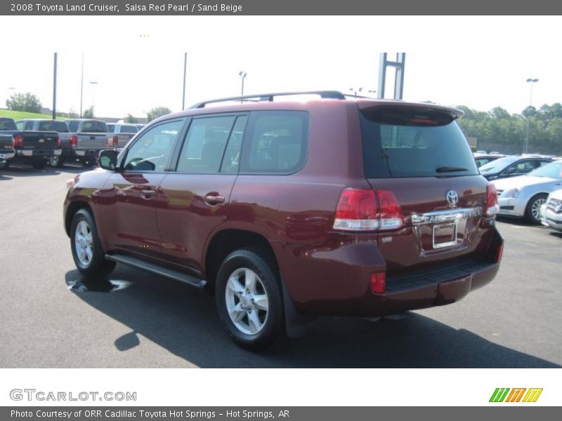  2008 Land Cruiser  Salsa Red Pearl