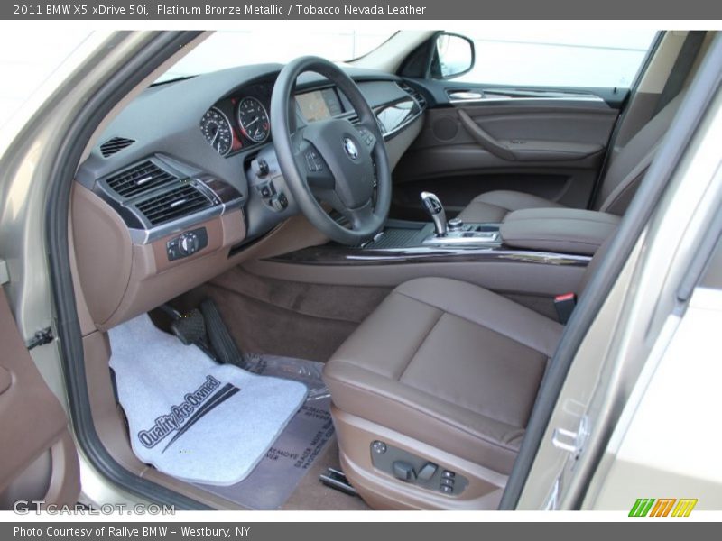 Platinum Bronze Metallic / Tobacco Nevada Leather 2011 BMW X5 xDrive 50i