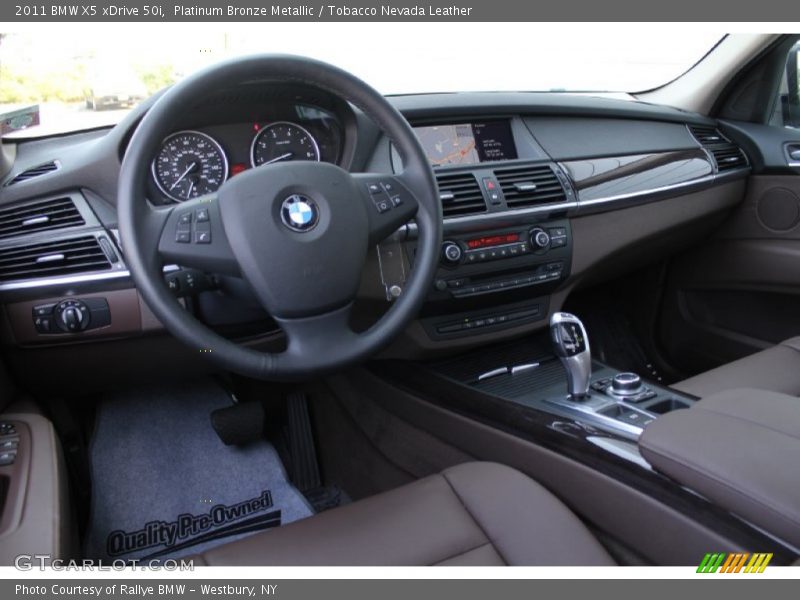 Platinum Bronze Metallic / Tobacco Nevada Leather 2011 BMW X5 xDrive 50i