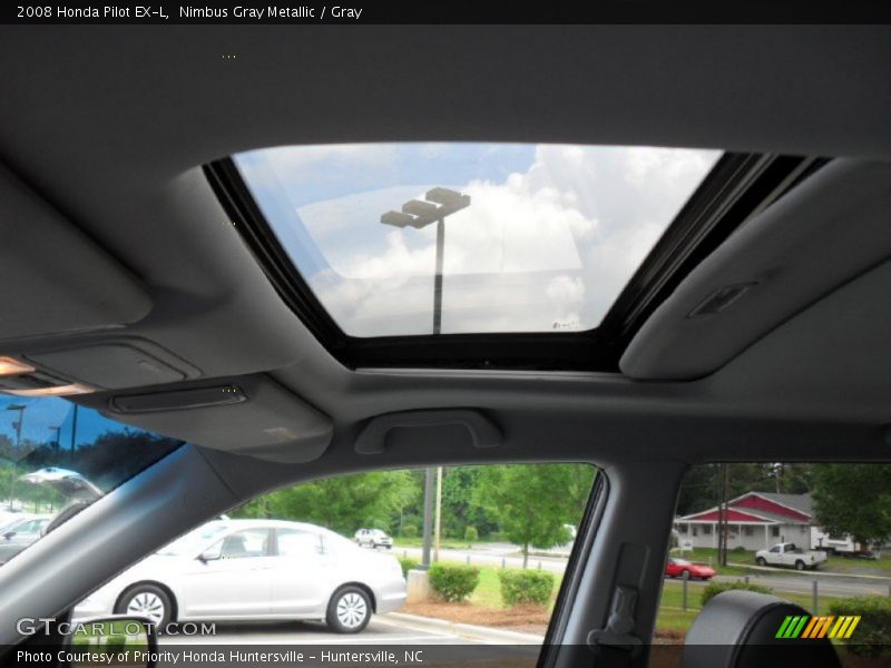 Nimbus Gray Metallic / Gray 2008 Honda Pilot EX-L