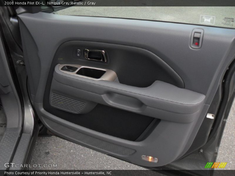 Nimbus Gray Metallic / Gray 2008 Honda Pilot EX-L
