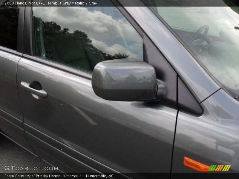 Nimbus Gray Metallic / Gray 2008 Honda Pilot EX-L