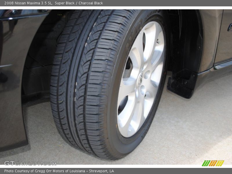 Super Black / Charcoal Black 2008 Nissan Maxima 3.5 SL