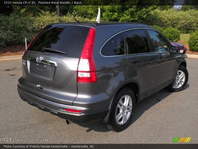 Polished Metal Metallic / Black 2010 Honda CR-V EX