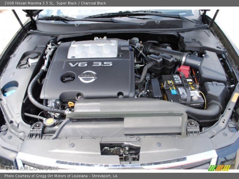 Super Black / Charcoal Black 2008 Nissan Maxima 3.5 SL
