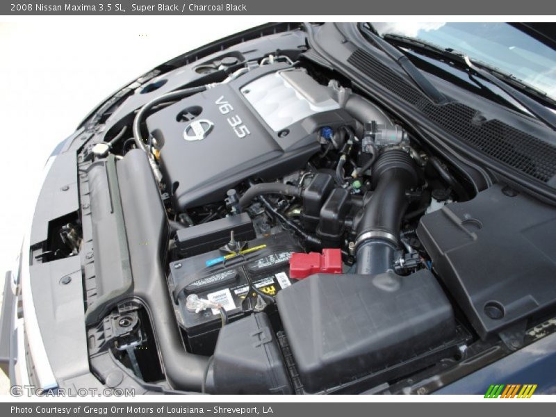 Super Black / Charcoal Black 2008 Nissan Maxima 3.5 SL