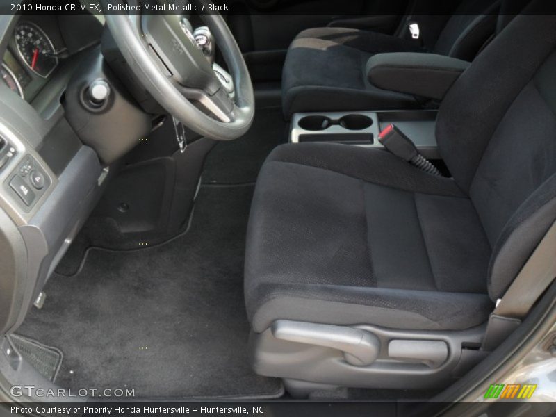 Polished Metal Metallic / Black 2010 Honda CR-V EX