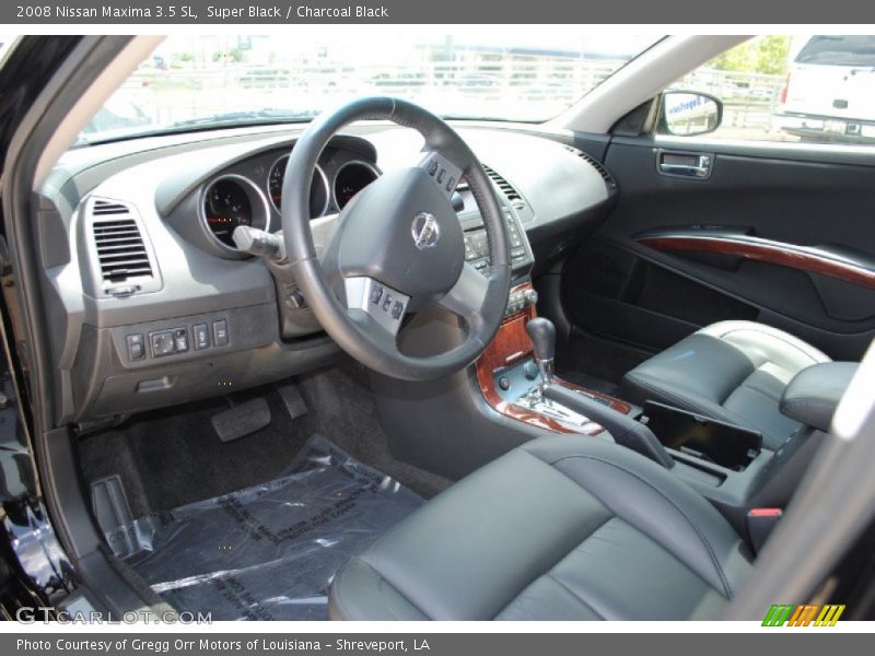 Super Black / Charcoal Black 2008 Nissan Maxima 3.5 SL