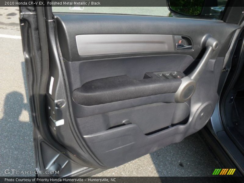 Polished Metal Metallic / Black 2010 Honda CR-V EX